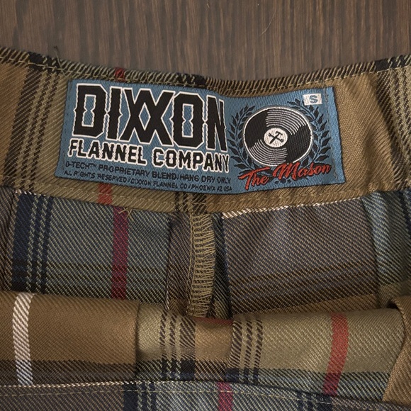 Dixxon Flannel Company Plaid Pleated Skirt Size S Brown Neutral Preppy - Picture 2 of 6